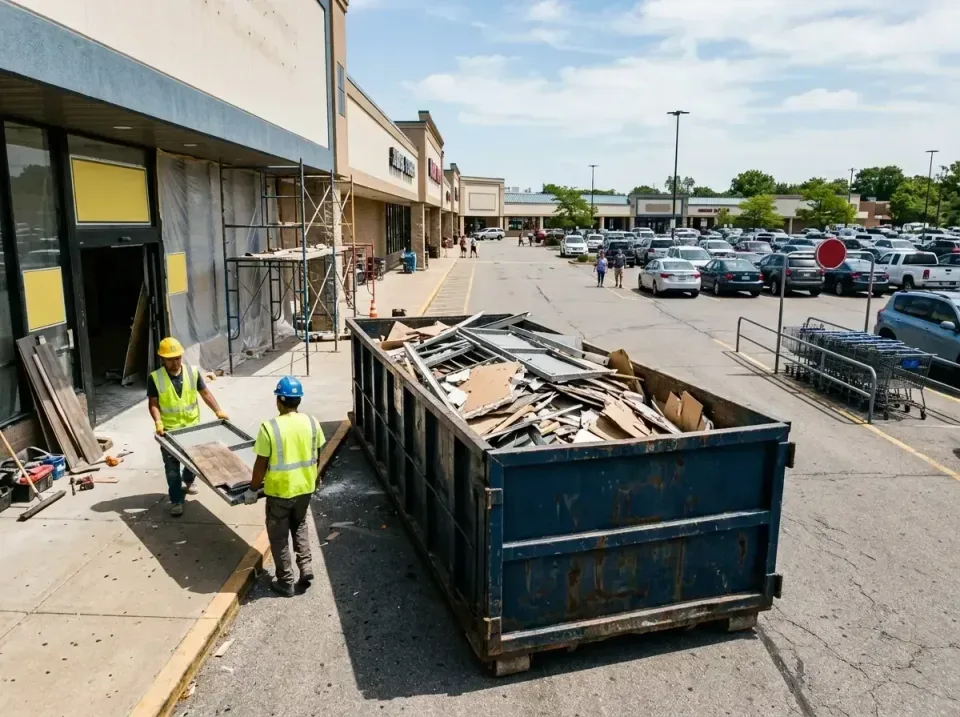 retail-store-renovation-debris-003 — frequently asked questions, Roll-off Dumpster Rentals in Farm Loop, AK